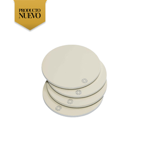 Portavasos Octogone Marfil Set de 4